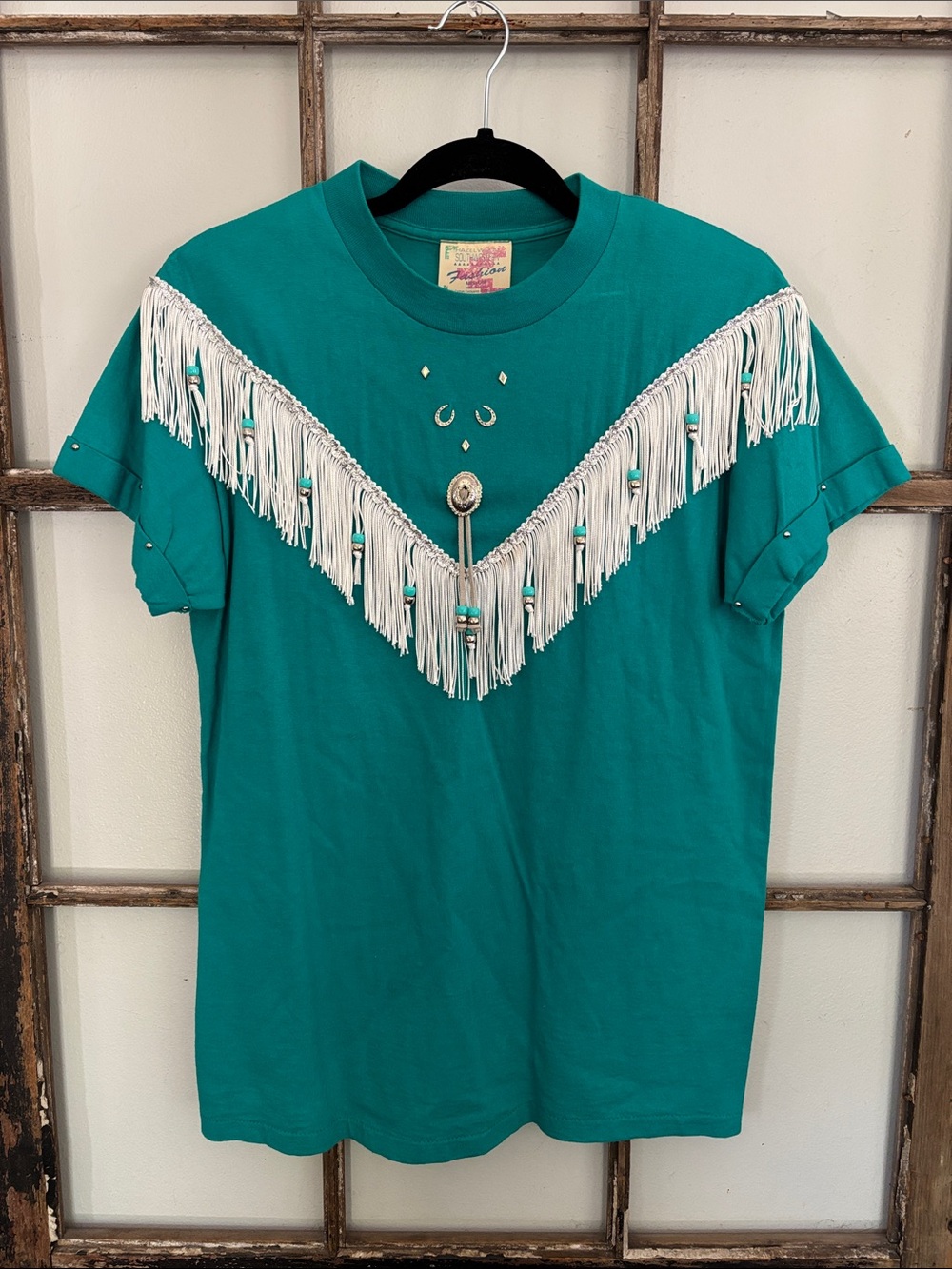 Vintage Hazelwood Southwestern fringe top